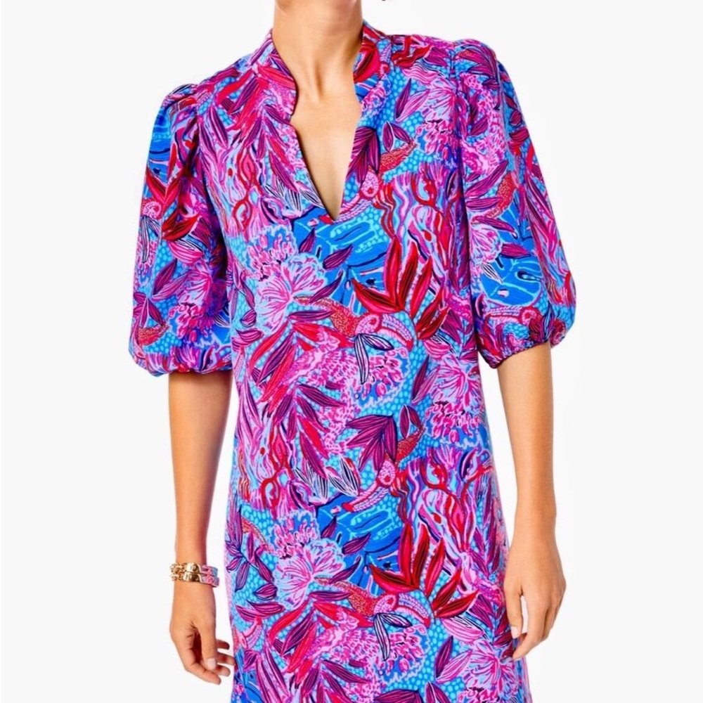 NWT LILLY PULITZER RUBY RED WILD TIMES DRESS